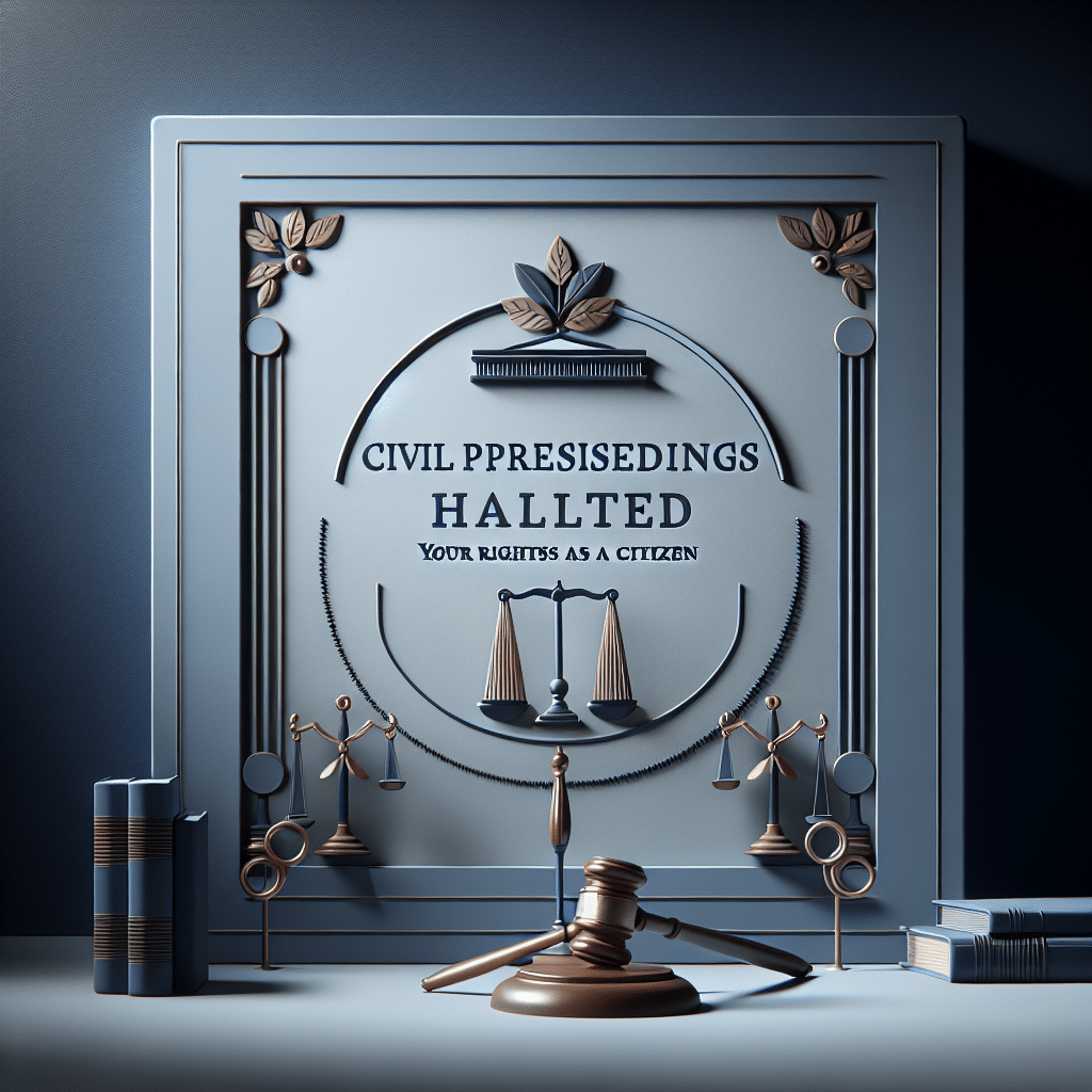 Zivilverfahren gestoppt