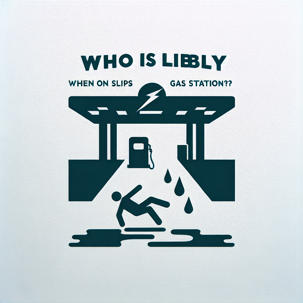 Wer haftet beim Ausrutschen an der Tankstelle?
