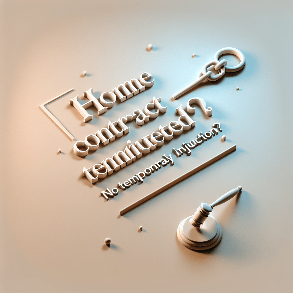 Heimvertrag gekündigt