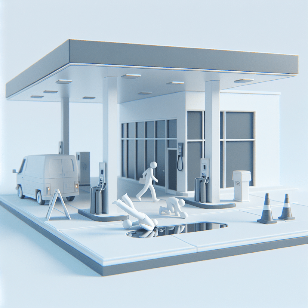 Kein Schadenersatz nach Sturz bei Tankstelle