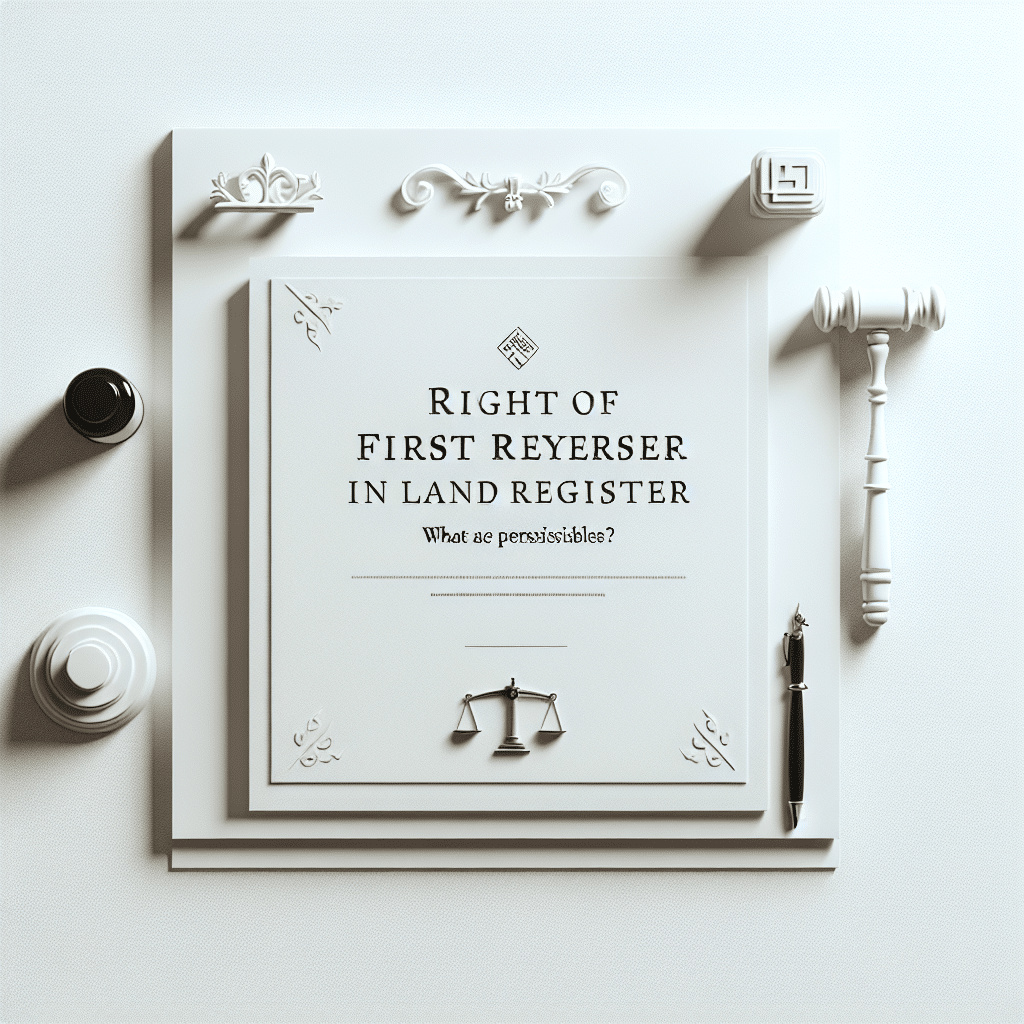 Wiederkaufsrecht im Grundbuch