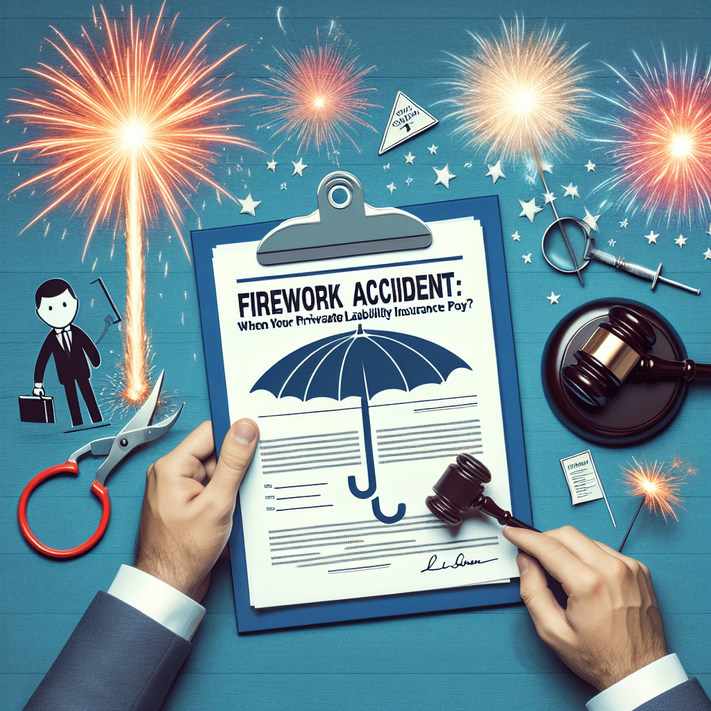 Feuerwerks-Unfall Privathaftpflicht