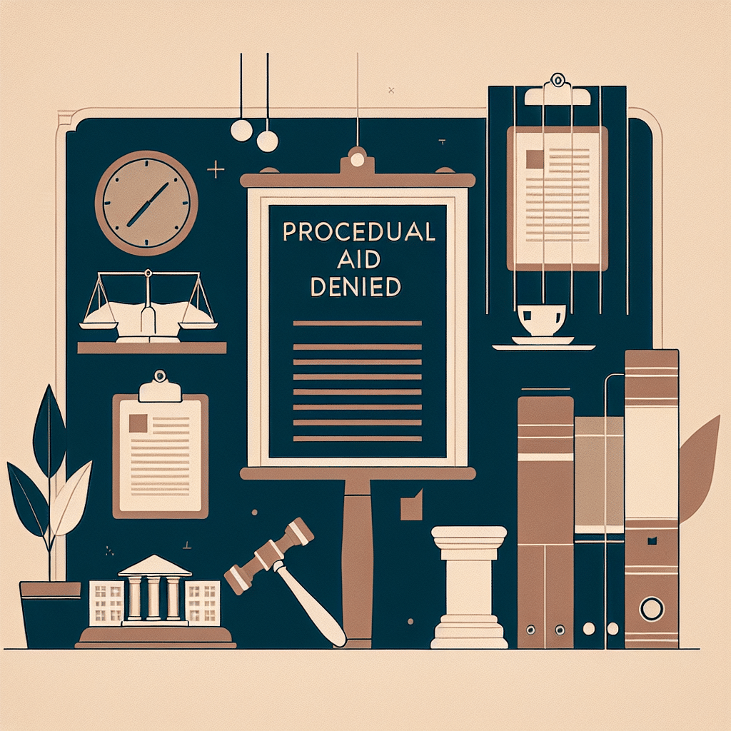 Verfahrenshilfe abgelehnt