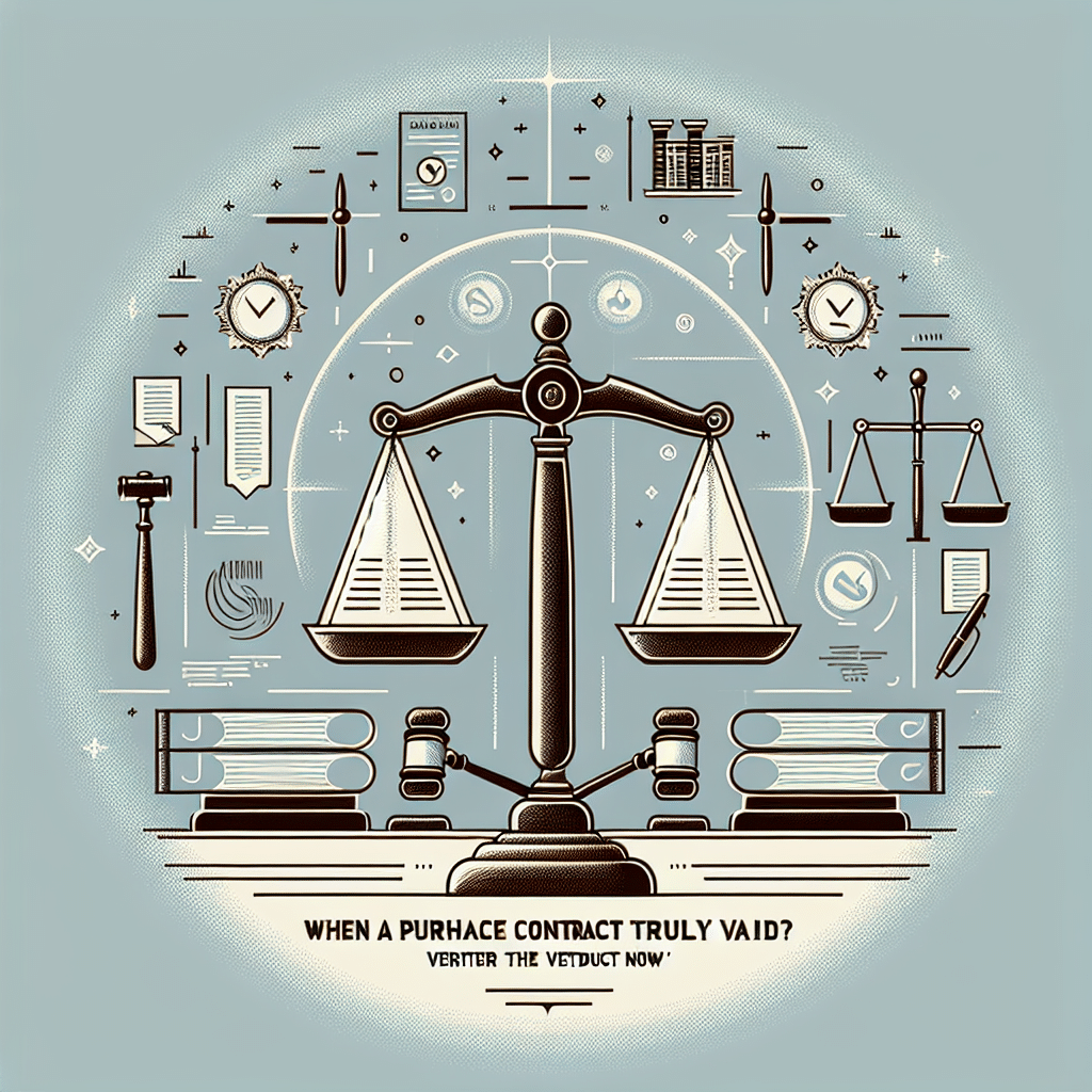 Wann ist ein Kaufvertrag gültig?