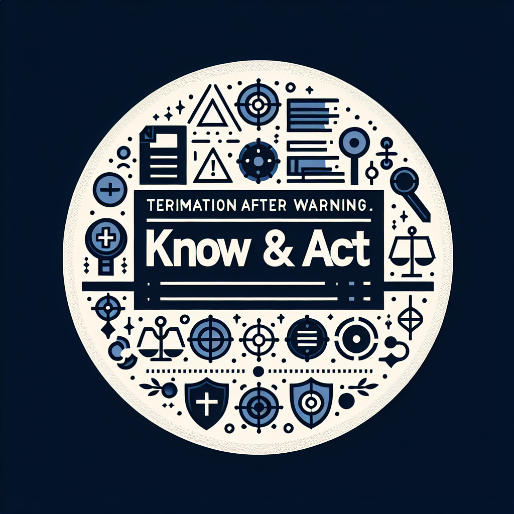 Entlassung nach Verwarnung