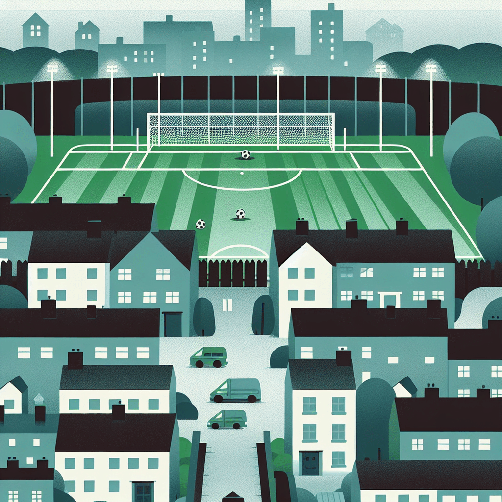 Lärm vom Fußballplatz