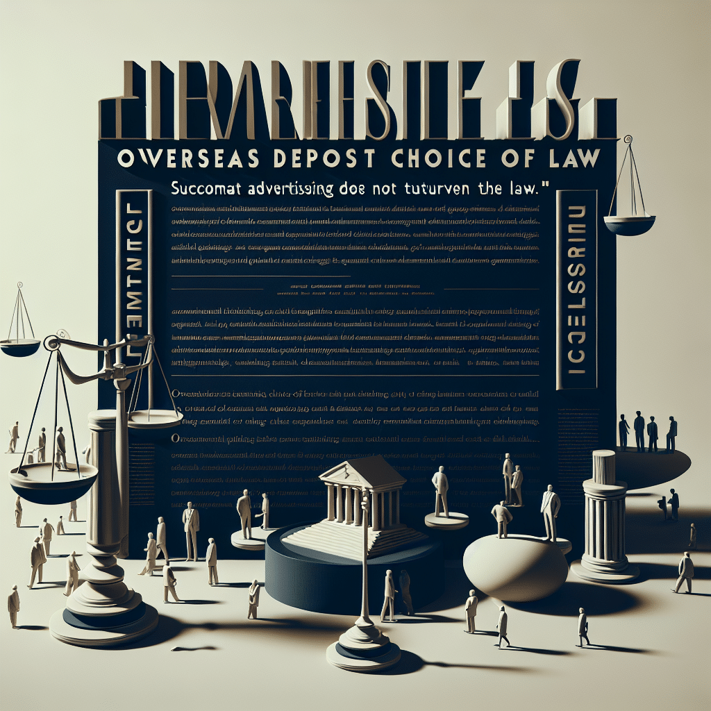 OGH Rechtswahl Auslandsdepot