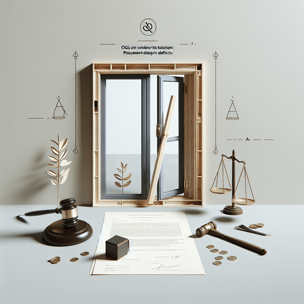 OGH zur Fenstermontage