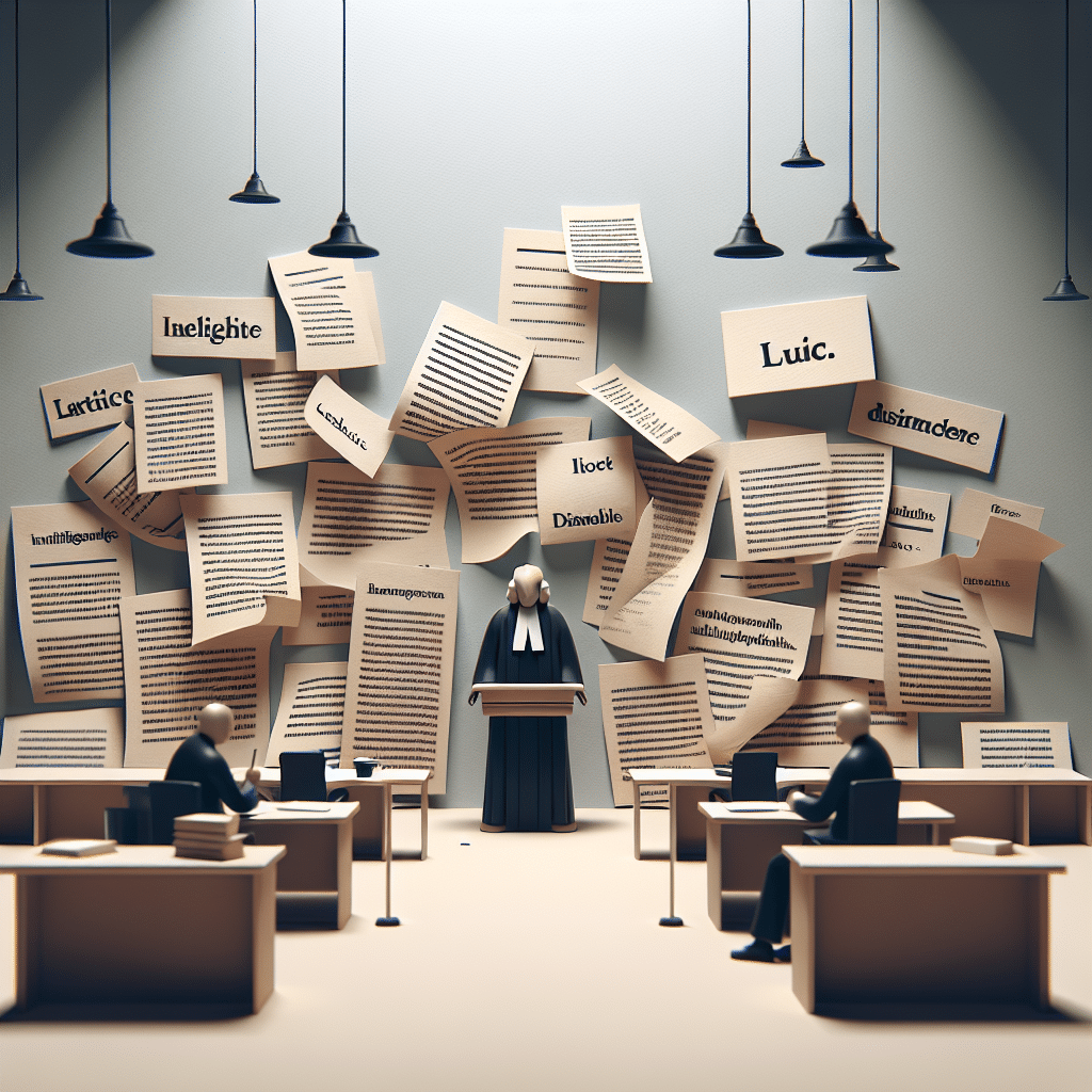 Richterablehnung und unverständliche Schriftsätze