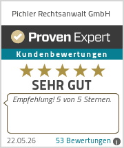 ProvenExpert – Pichler Rechtsanwalt GmbH