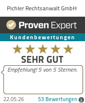 ProvenExpert – Pichler Rechtsanwalt GmbH