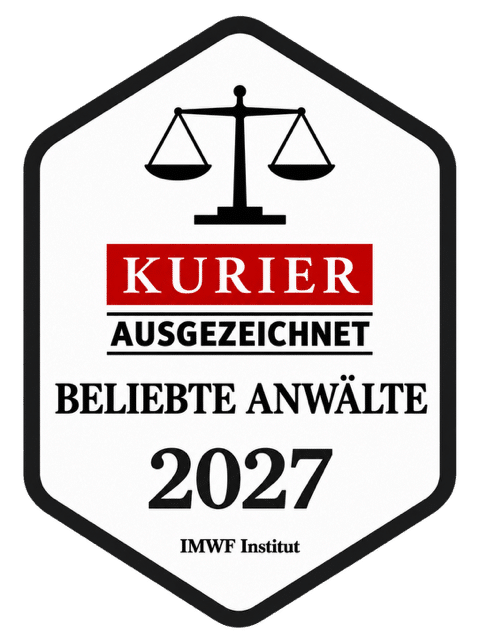 Kurier Ausgezeichnet – Beliebte Anwälte 2027 – Pichler Rechtsanwalt GmbH
